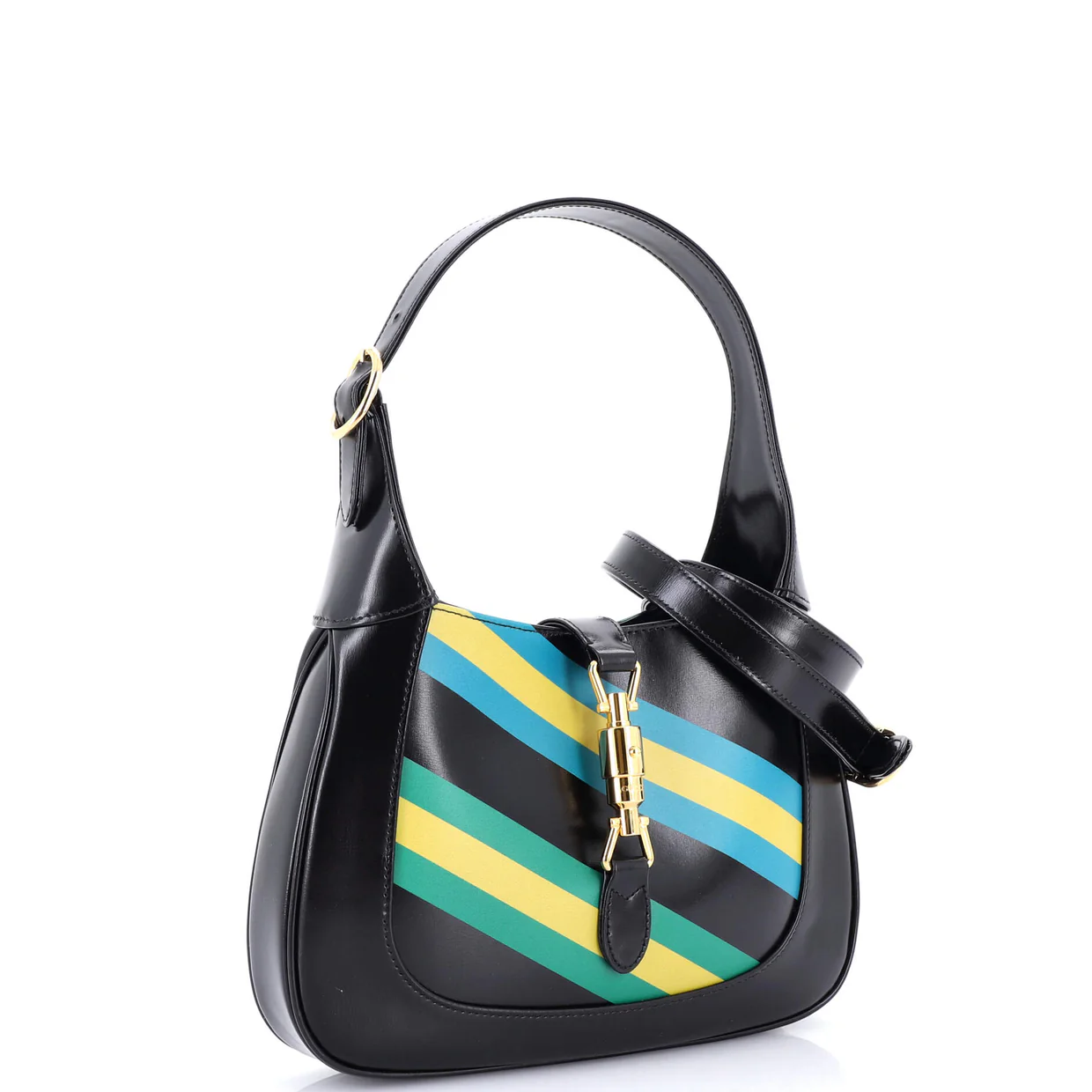 Jackie 1961 Hobo Printed Leather Small - Deep Luxury