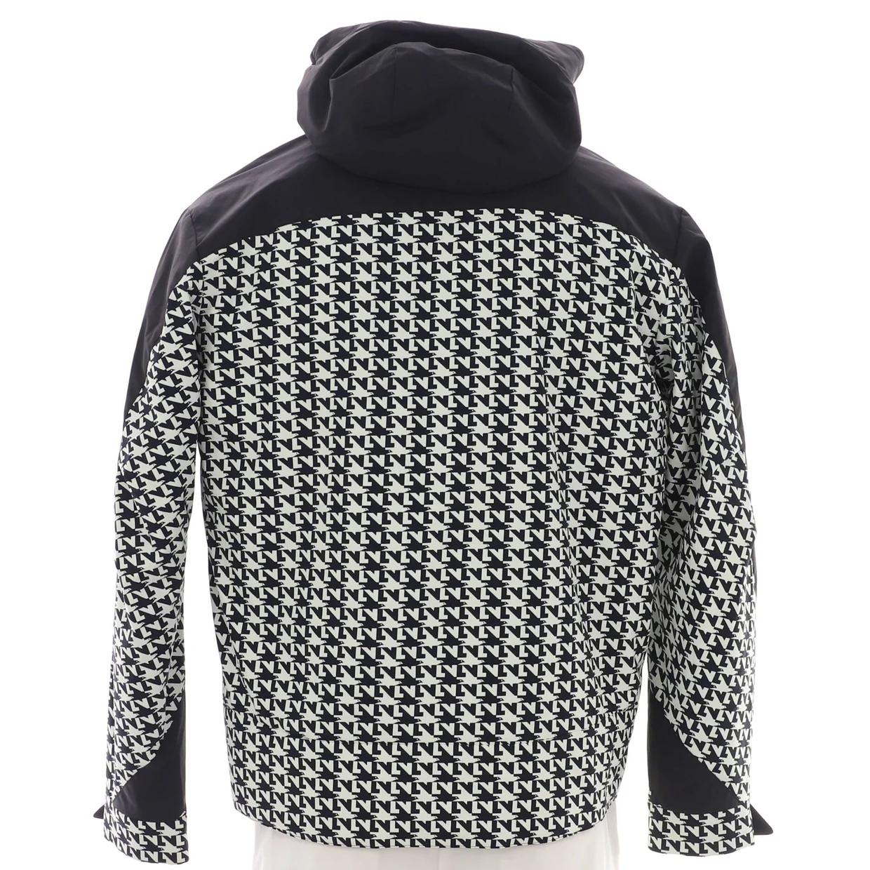 Men's LV Doves Houndstooth Padded Hooded Blouson Polyamide Blend - Deep Luxury