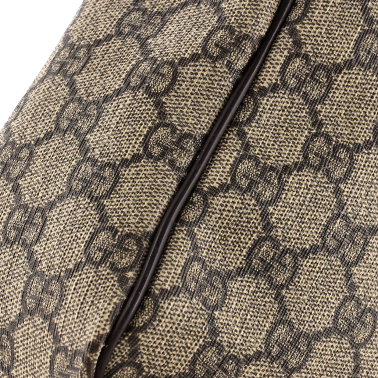 Front Zip Messenger GG Coated Canvas Medium - Deep Luxury