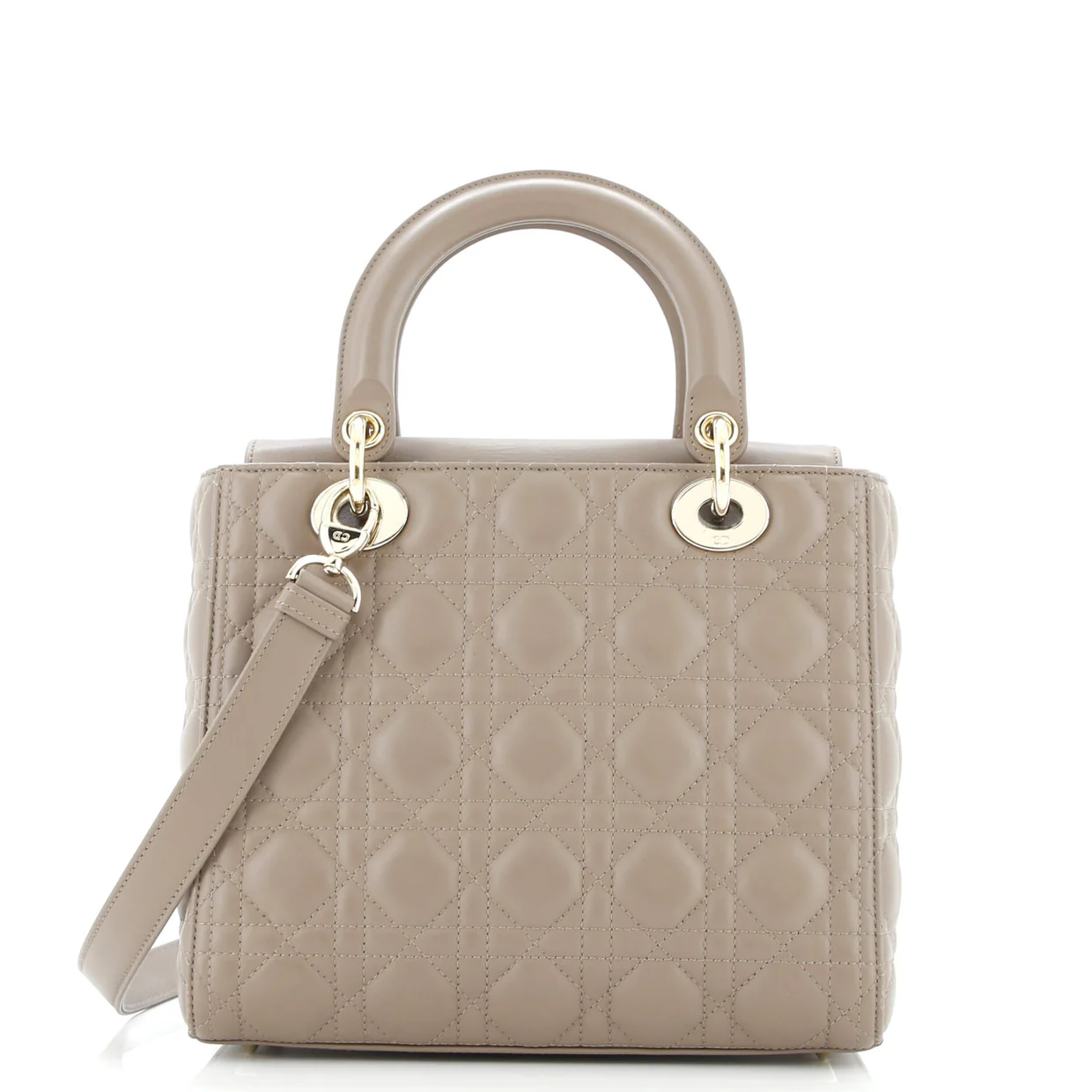 Lady Dior NM Bag Cannage Quilt Lambskin Medium - Deep Luxury
