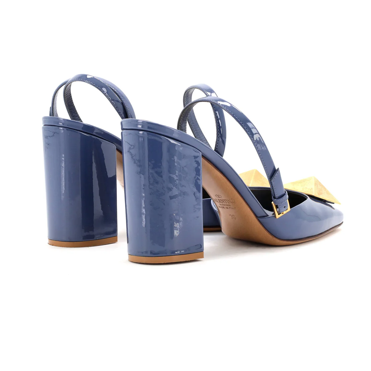 Women's One Stud Pumps Patent - Deep Luxury