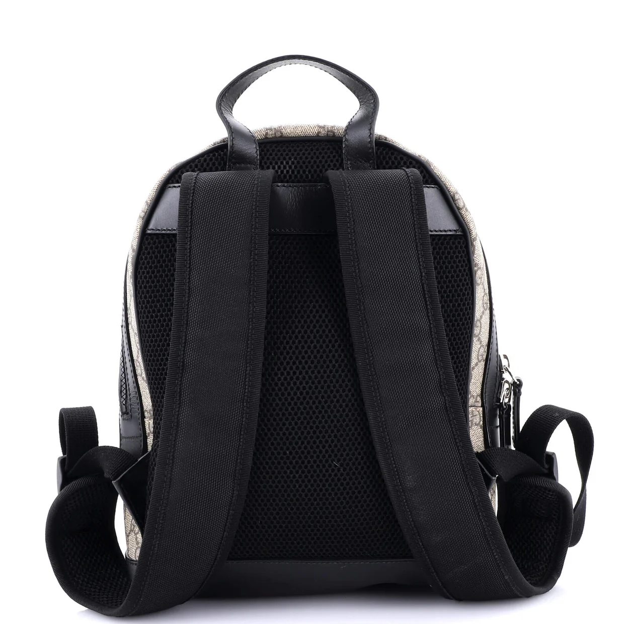 Zip Pocket Backpack GG Coated Canvas Small - Deep Luxury