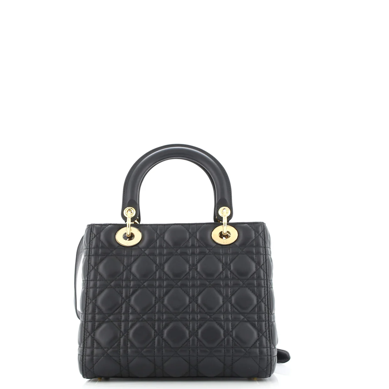 Lady Dior Bag Cannage Quilt Lambskin Medium - Deep Luxury