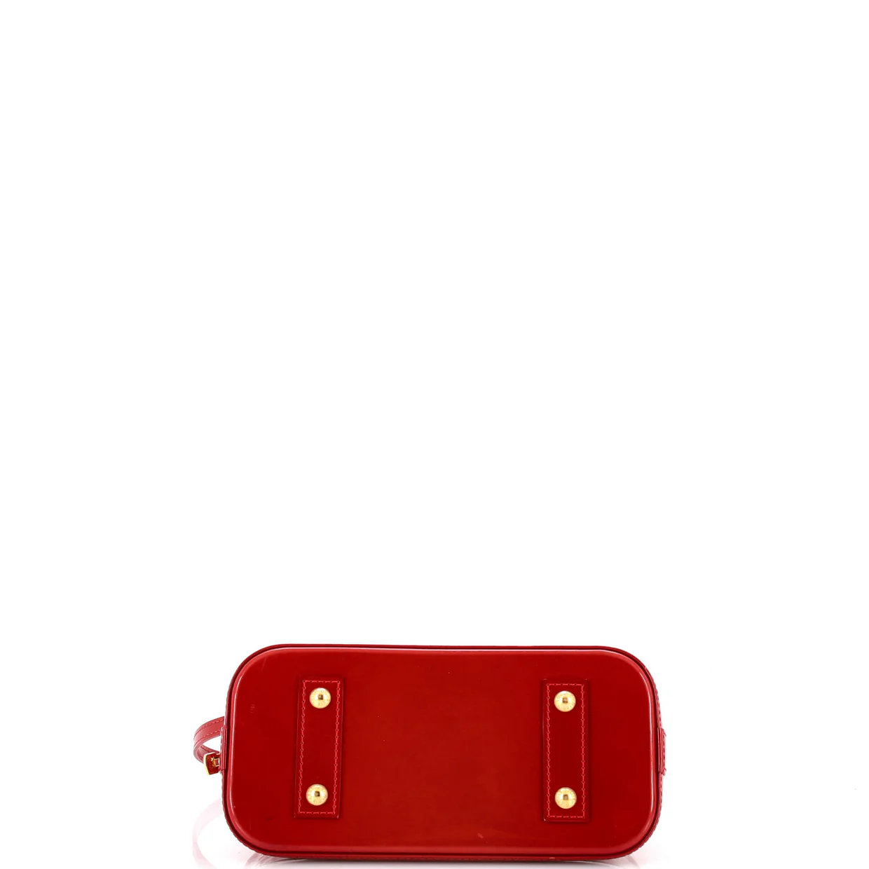 Alma Handbag Limited Edition Monogram Vernis Rayures BB - Deep Luxury
