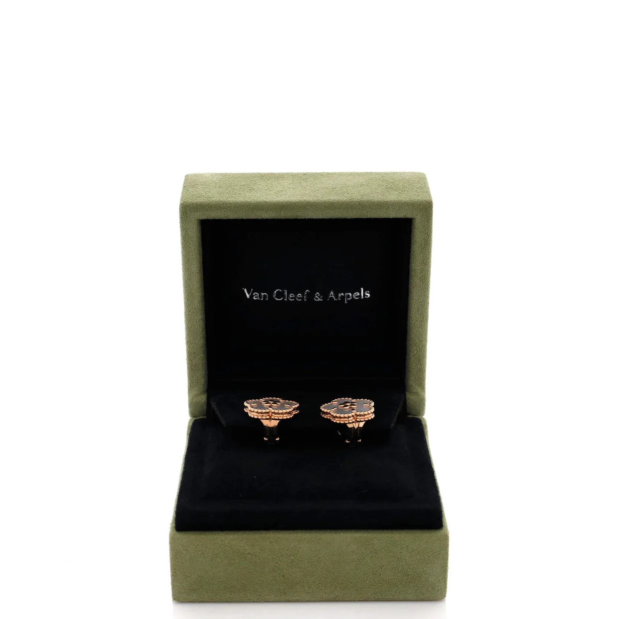 Lucky Spring Plum Blossom Stud Earring Earrings 18K Rose Gold and Mother of Pearl - Deep Luxury