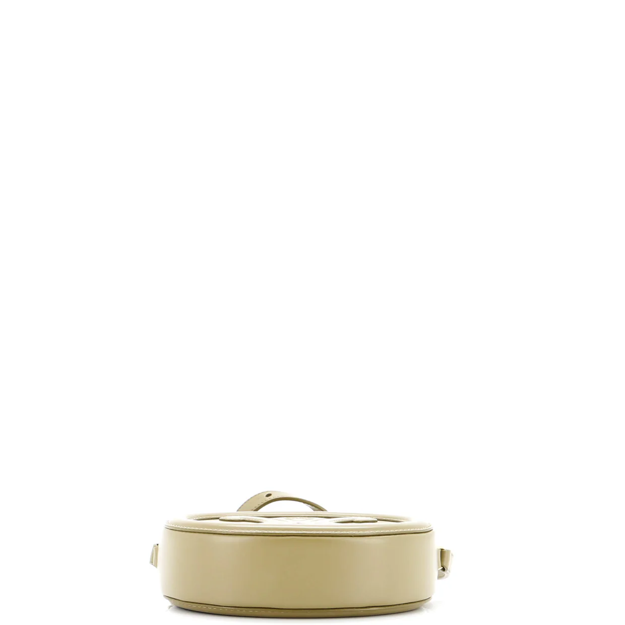 Triomphe Oval Crossbody Bag Leather Mini - Deep Luxury