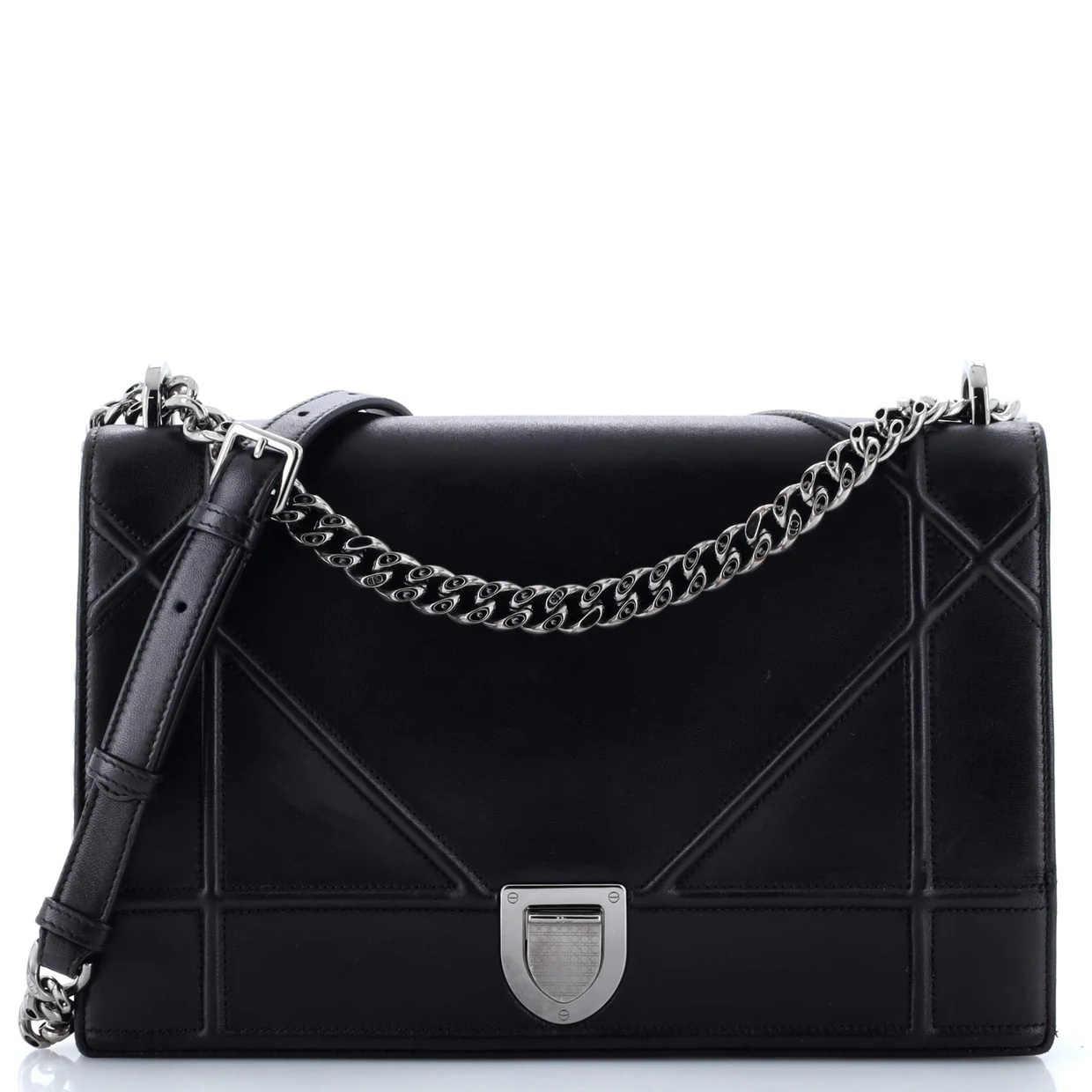 Diorama Flap Bag Calfskin Large - Deep Luxury