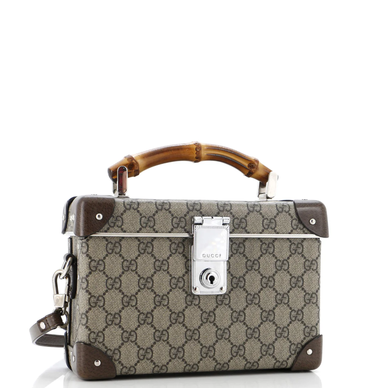 Bamboo Globe-Trotter Vanity Case GG Coated Canvas - Deep Luxury