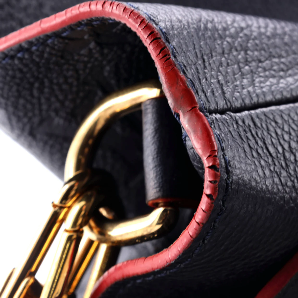 Melie Handbag Monogram Empreinte Leather - Deep Luxury