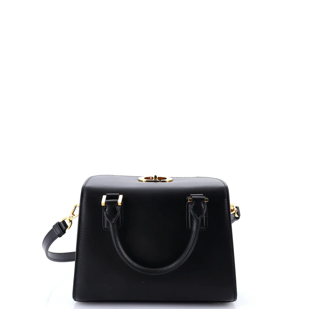 New Line Boston Bag Leather Small - Deep Luxury