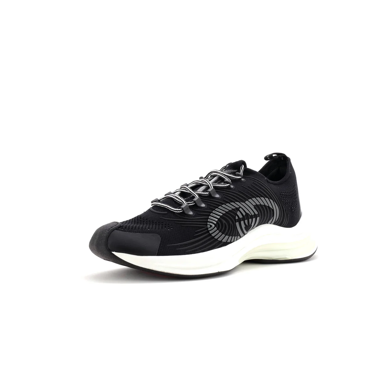 Men's Run Sneakers Embroidered Technical Fabric - Deep Luxury