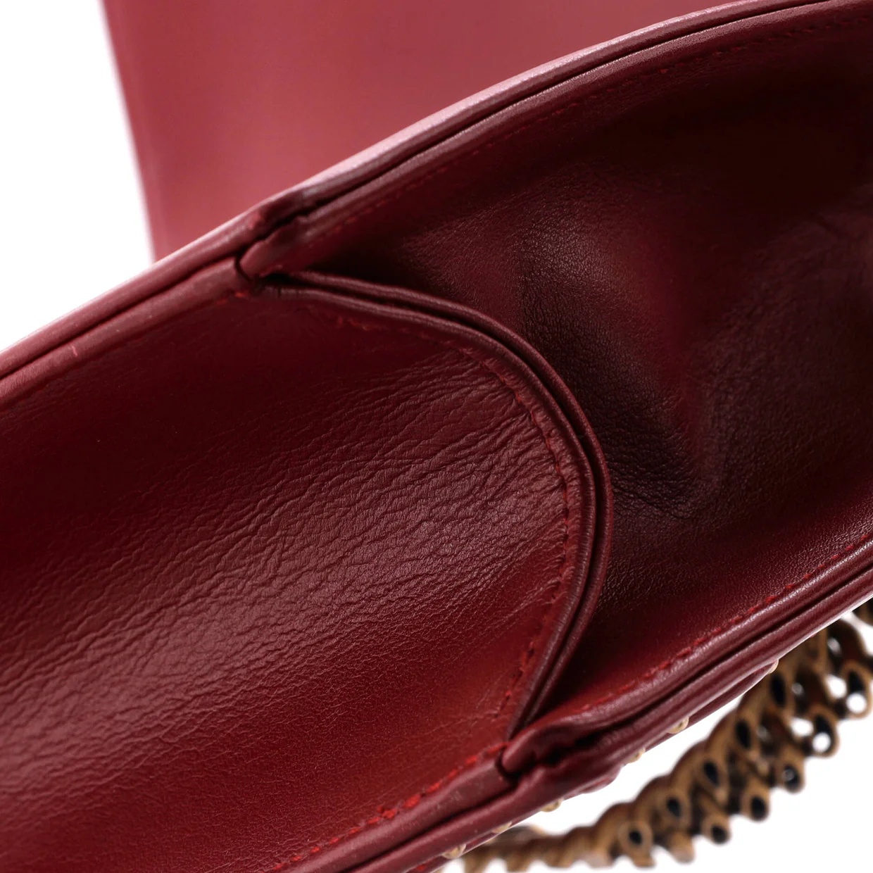 Diorama Flap Bag Studded Leather Medium - Deep Luxury