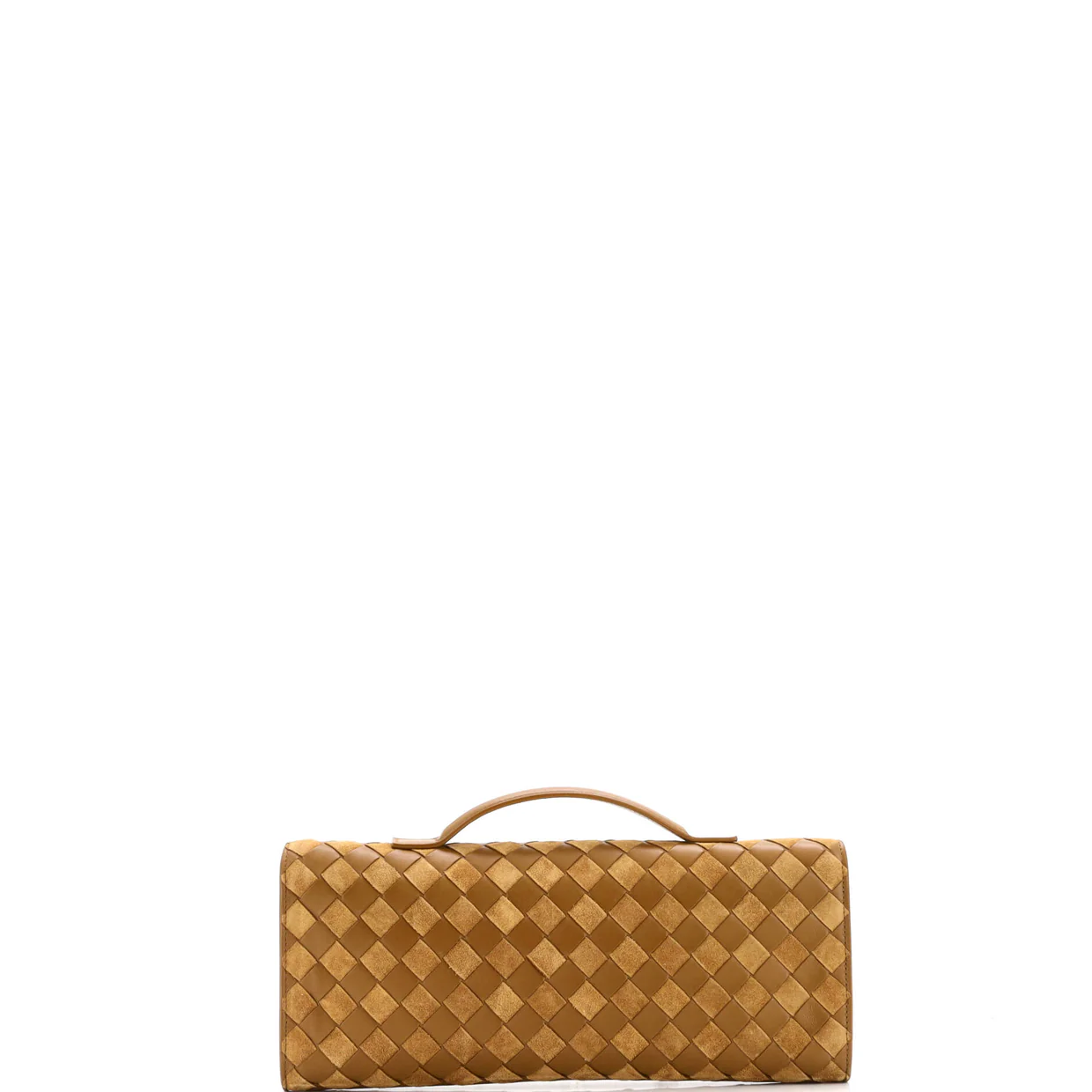 Andiamo Top Handle Clutch Intrecciato Nappa Long - Deep Luxury