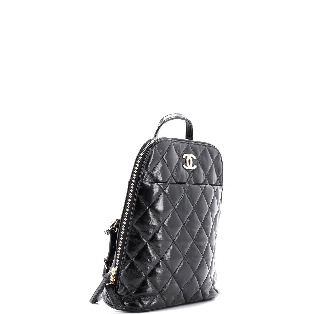 My Pocket Backpack Quilted Shiny Calfskin - Deep Luxury