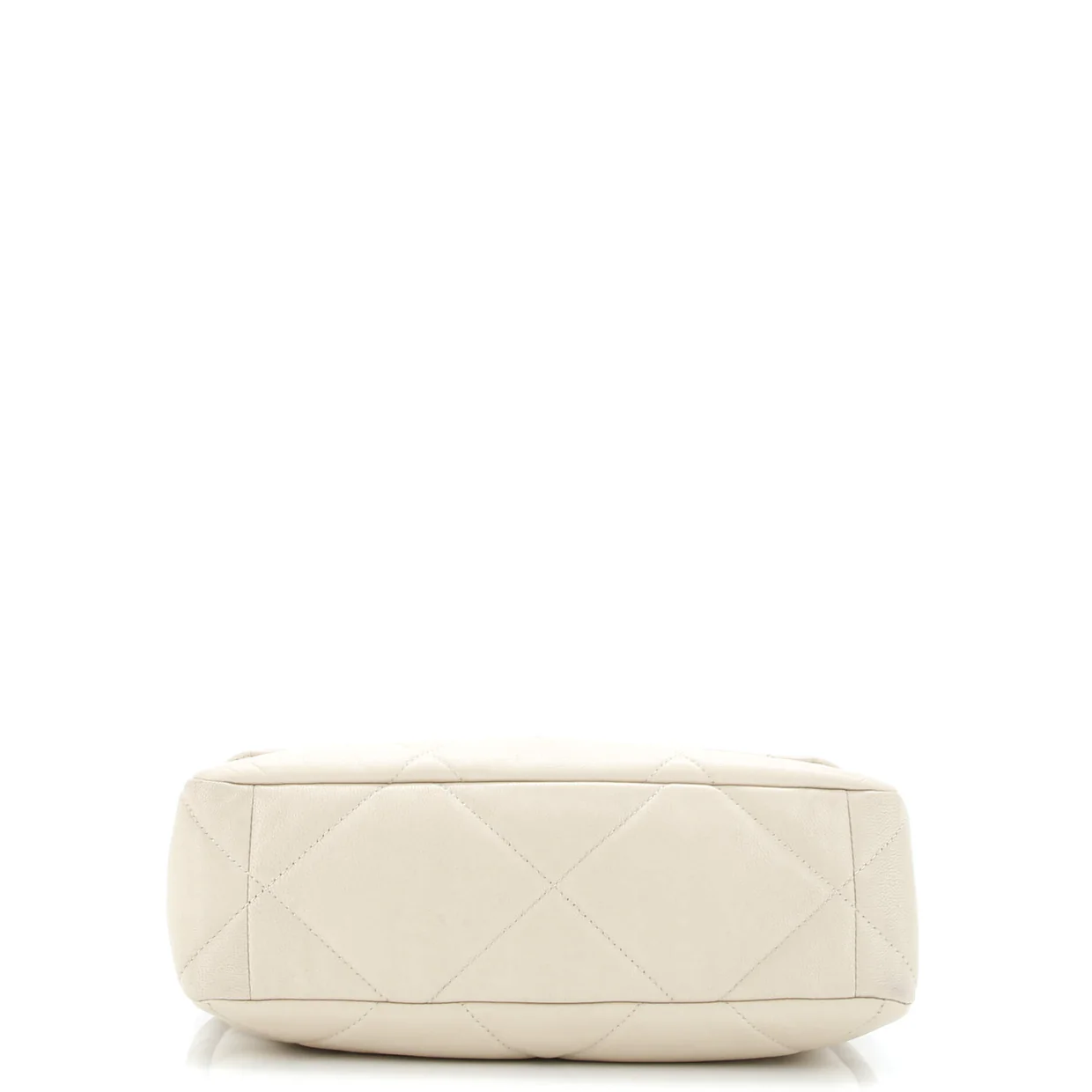 19 Flap Bag Quilted Leather Large - Deep Luxury