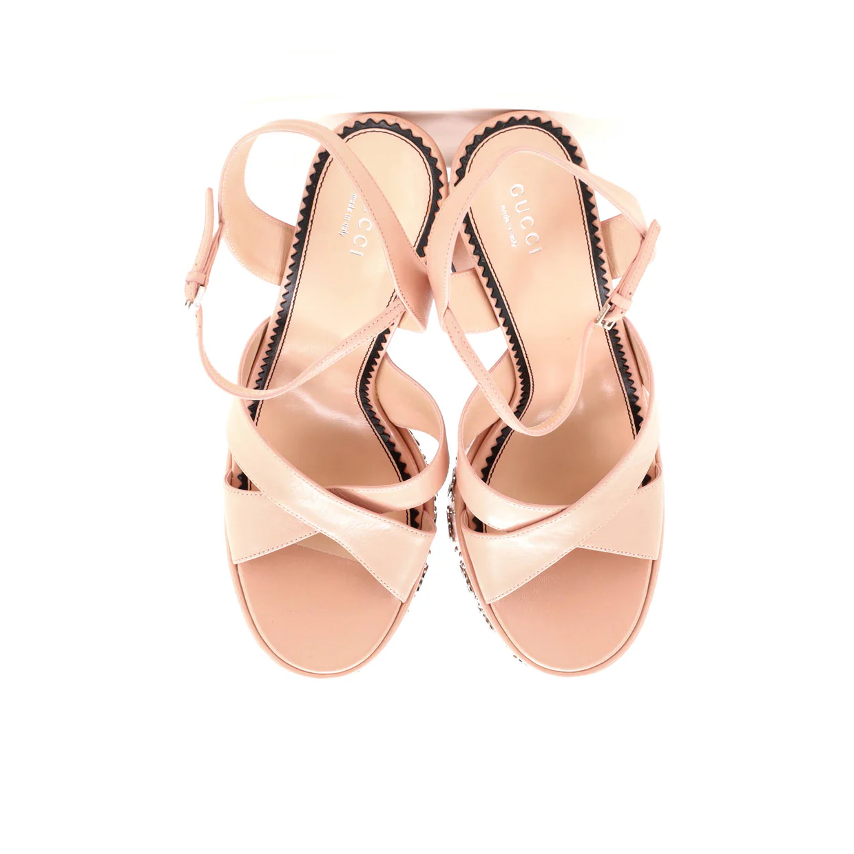 Women's Janaya GG Studded Platform Sandals Leather - Deep Luxury