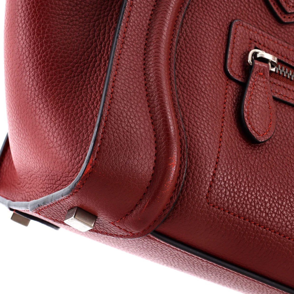 Luggage Bag Grainy Leather Micro - Deep Luxury