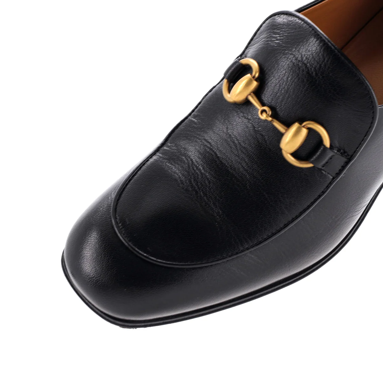 Women's Horsebit Mid-Heel Loafers Leather - Deep Luxury