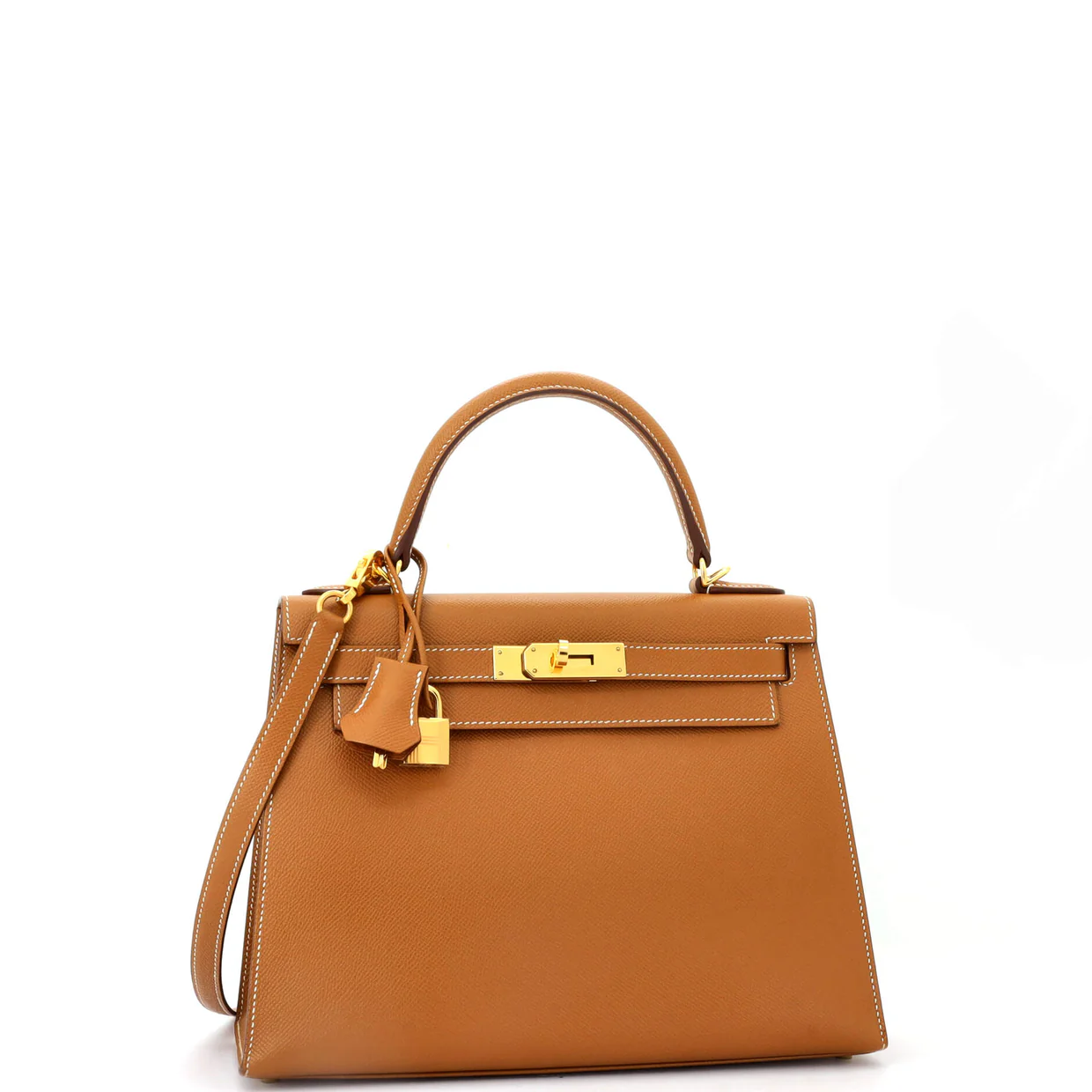 Kelly Handbag Gold Epsom with Gold Hardware 28 - Deep Luxury