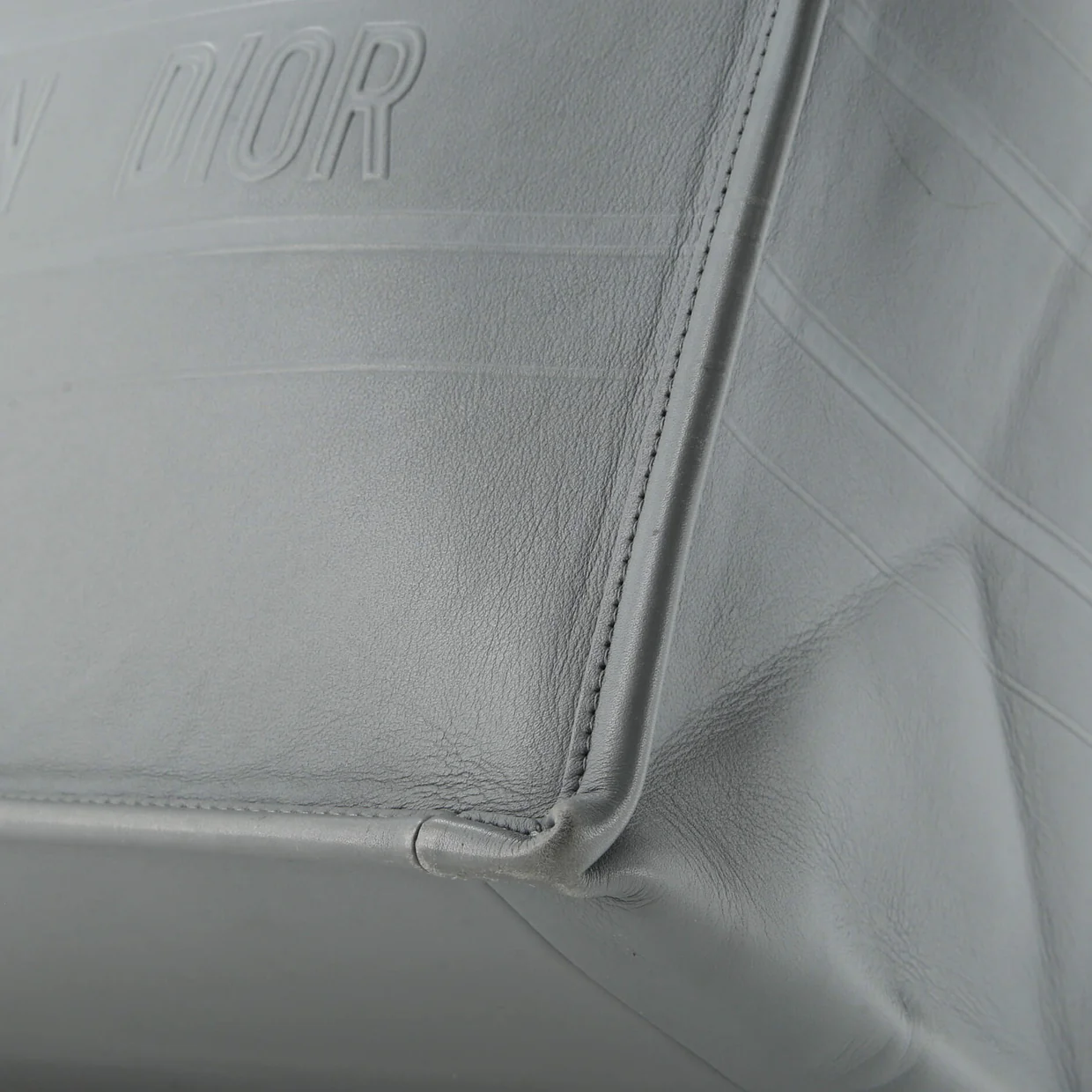 Book Tote Oblique Embossed Calfskin Medium - Deep Luxury