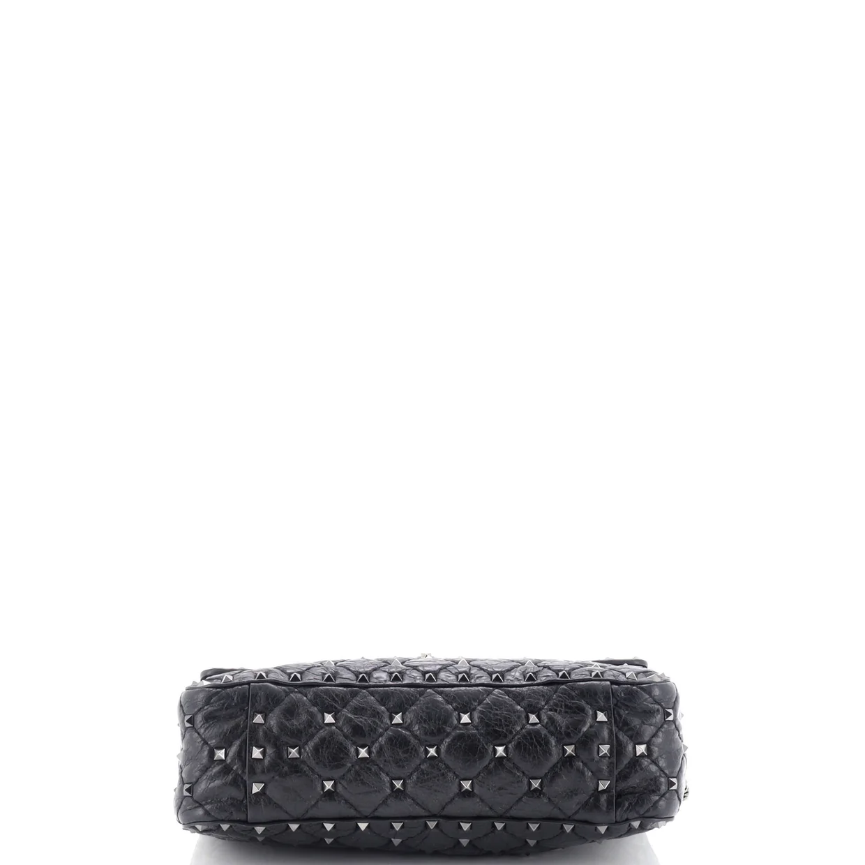 Rockstud Spike Flap Bag Quilted Leather Medium - Deep Luxury