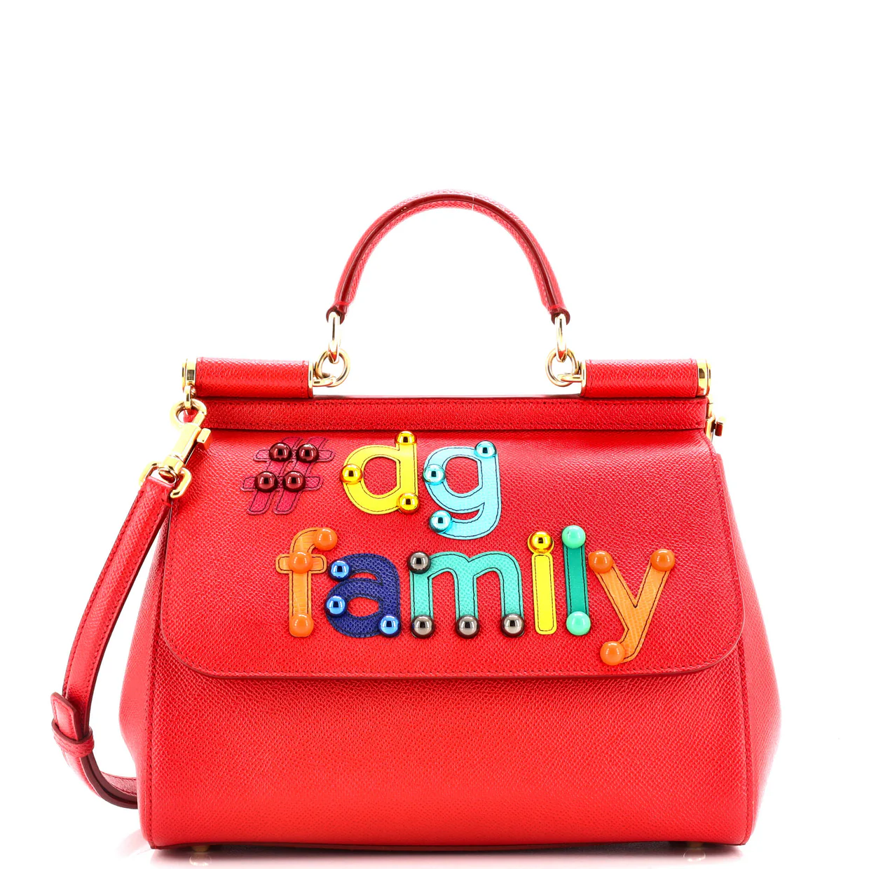 Family Miss Sicily Bag Patchwork Leather Medium - Deep Luxury