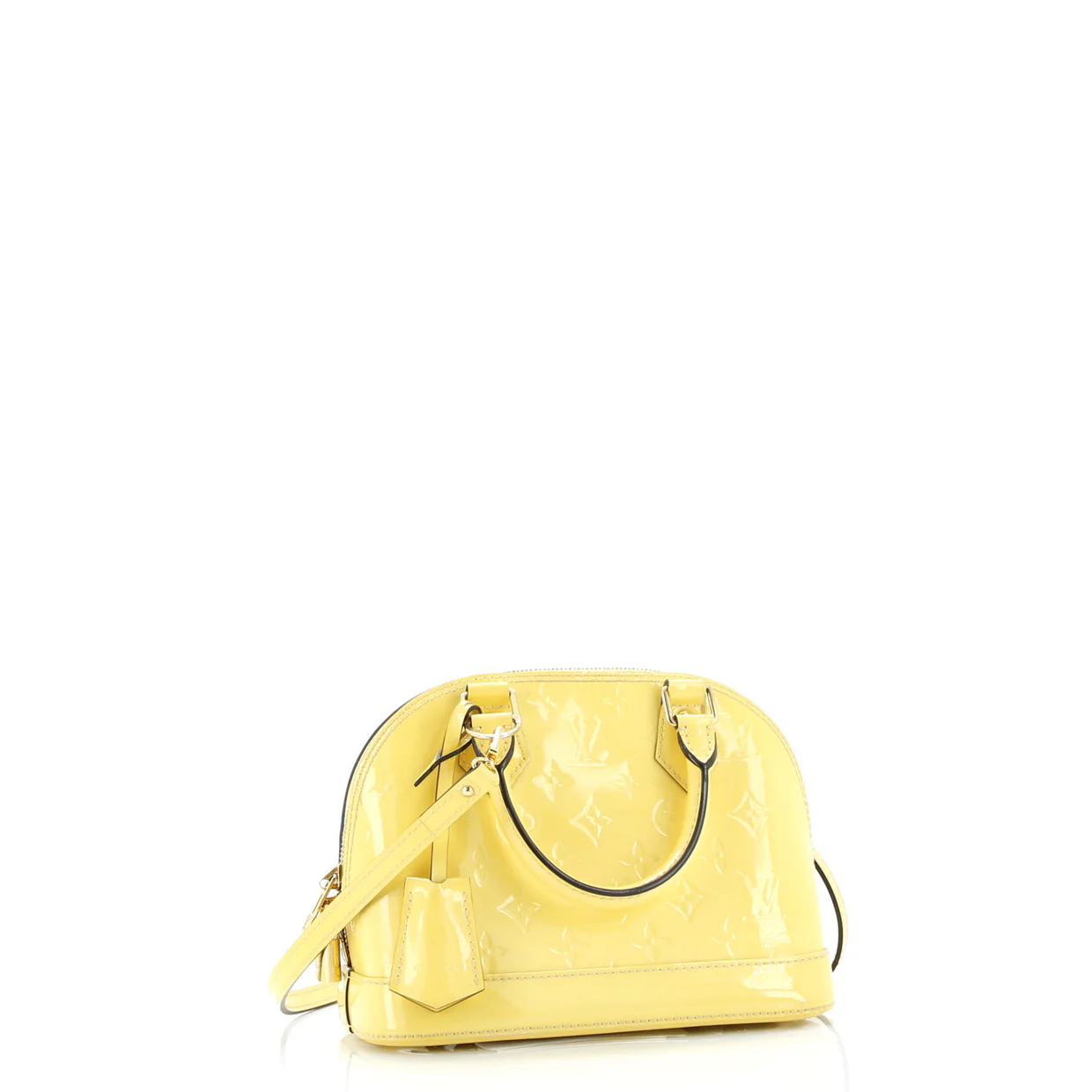 Alma Handbag Monogram Vernis BB - Deep Luxury