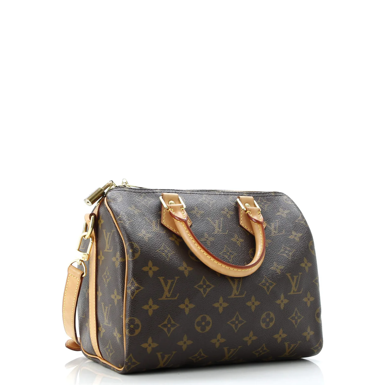 Speedy Bandouliere Bag Monogram Canvas 25 - Deep Luxury