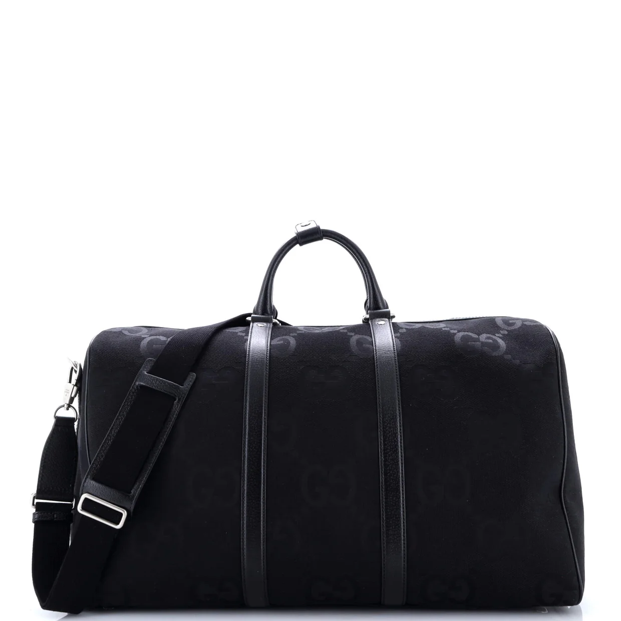 Duffle Bag Jumbo GG Embossed Leather Large - Deep Luxury