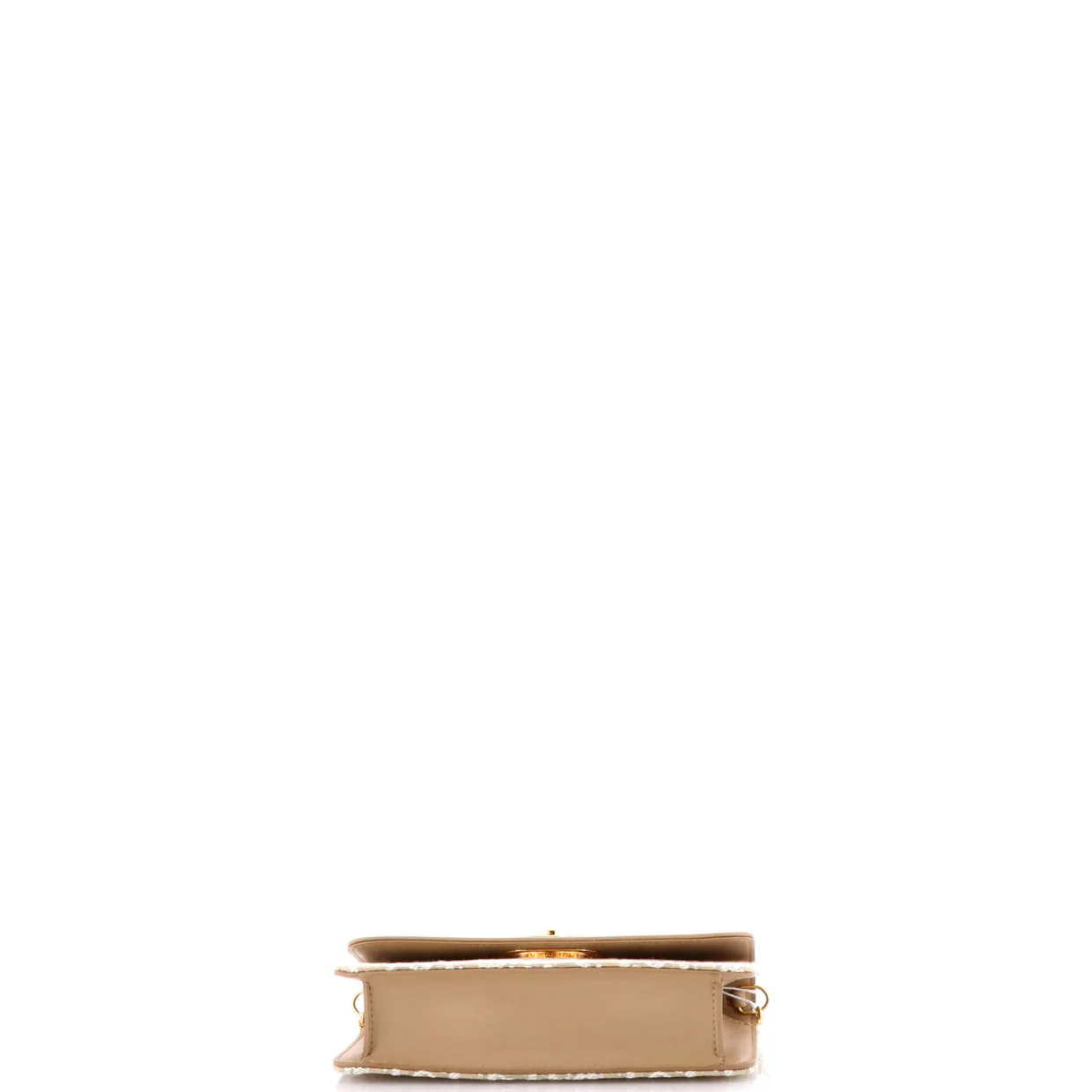 Miss Caro Pouch with Chain Oblique Canvas and Leather - Deep Luxury