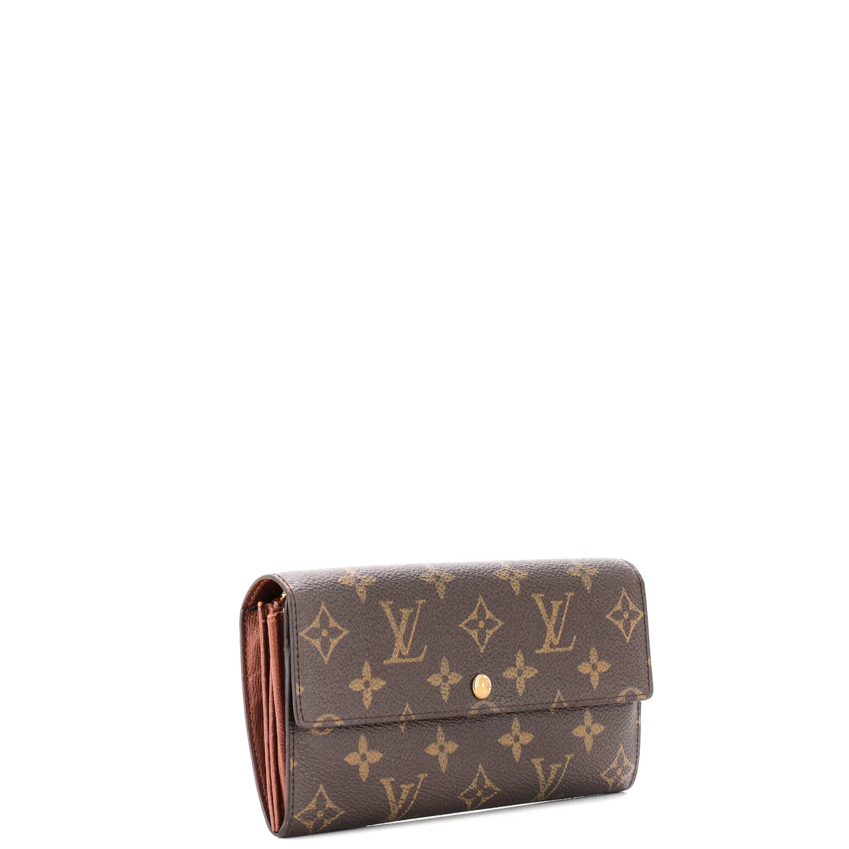 Sarah Wallet Monogram Canvas - Deep Luxury