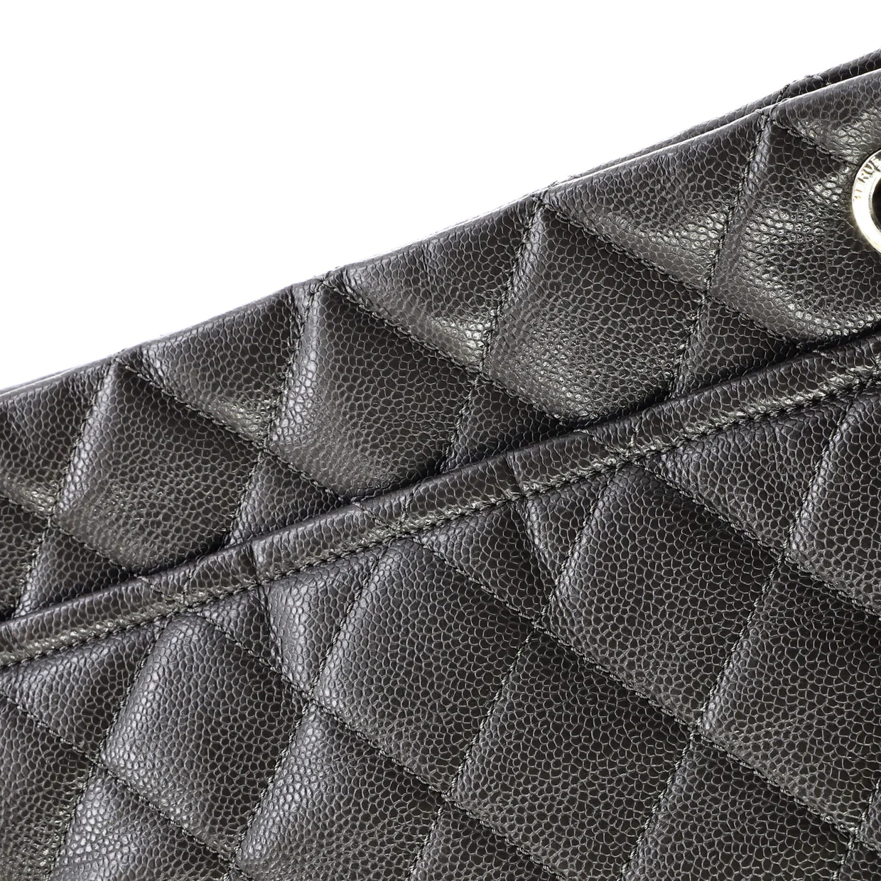 Timeless CC Soft Tote Quilted Caviar Large - Deep Luxury