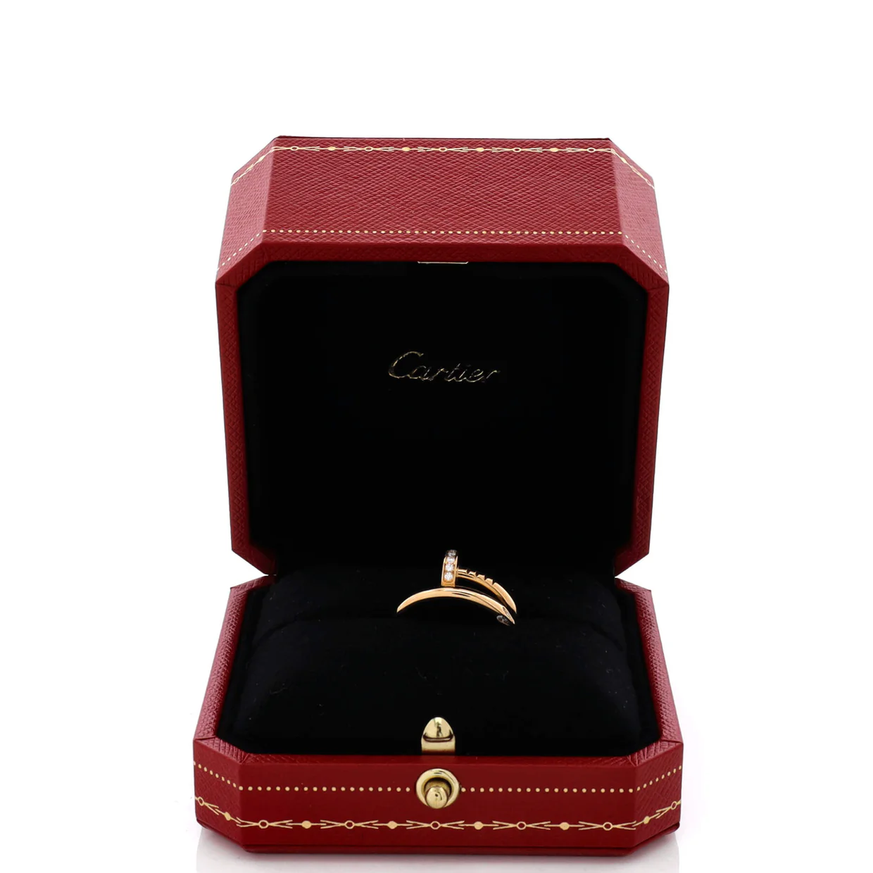 Juste un Clou Ring 18K Yellow Gold and Diamonds - Deep Luxury