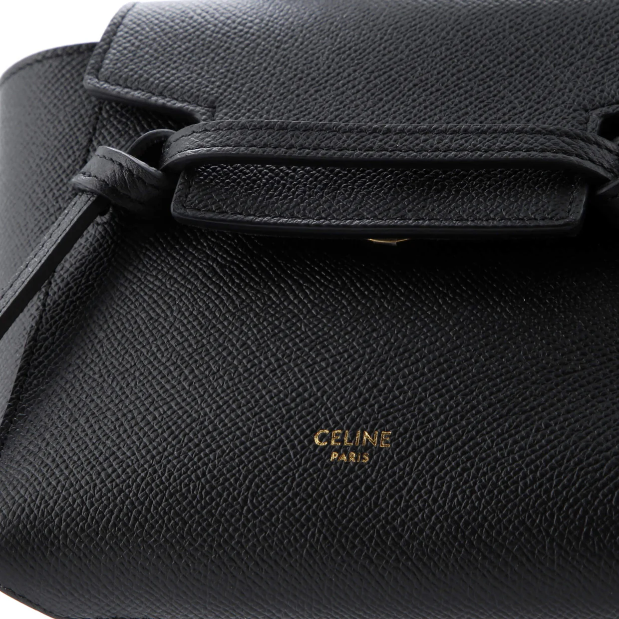 Belt Bag Textured Leather Pico - Deep Luxury