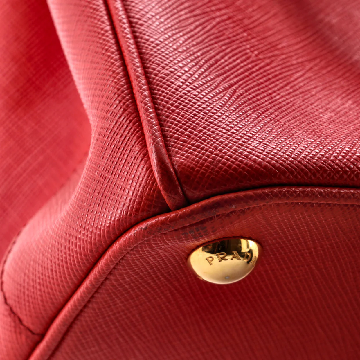 Galleria Double Zip Tote Saffiano Leather Small - Deep Luxury
