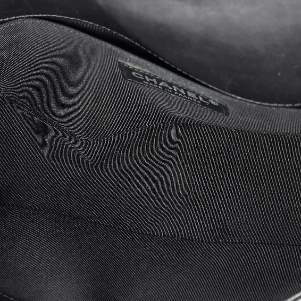 Boy Flap Bag Braided Patent and Calfskin Old Medium - Deep Luxury