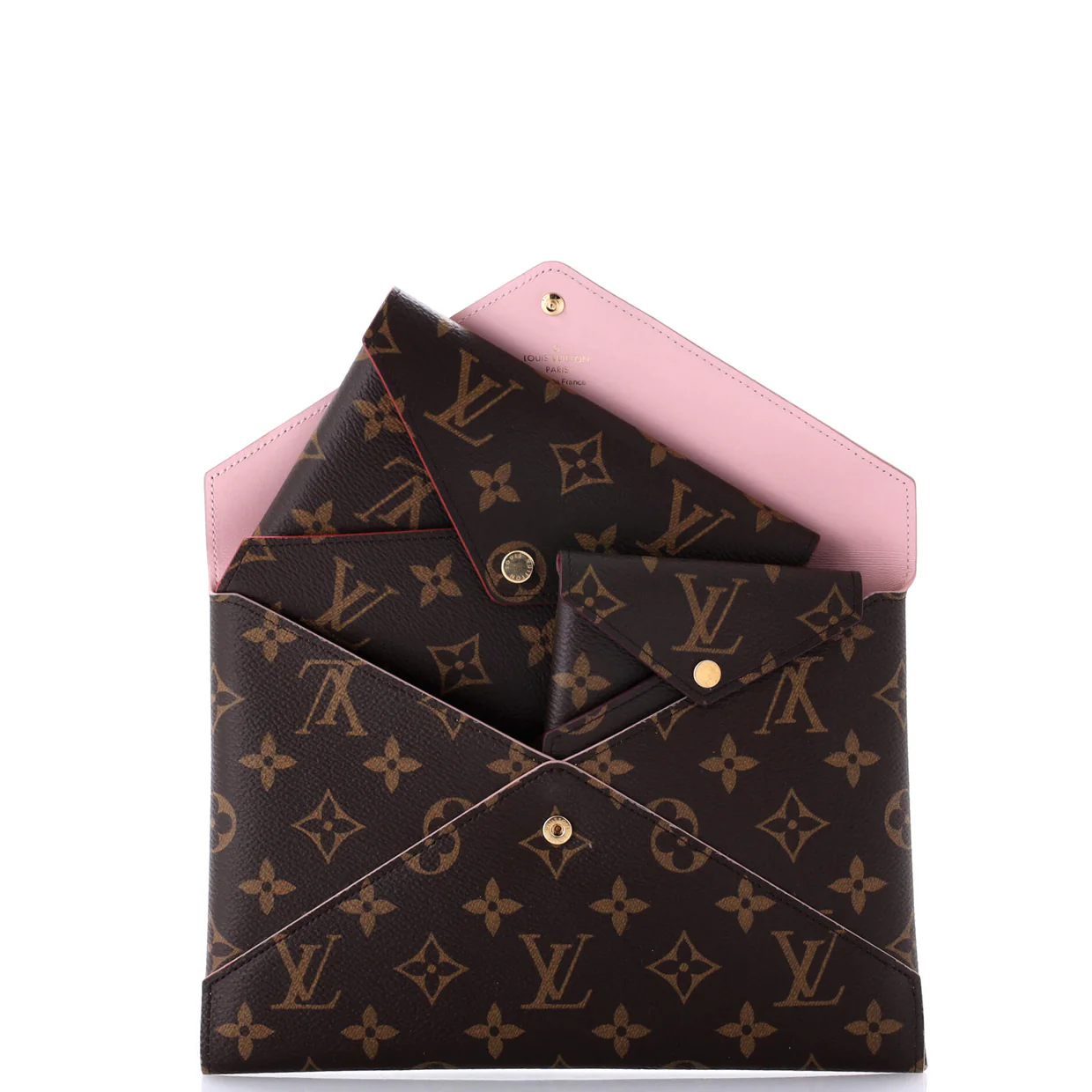Kirigami Pochette Set Monogram Canvas - Deep Luxury