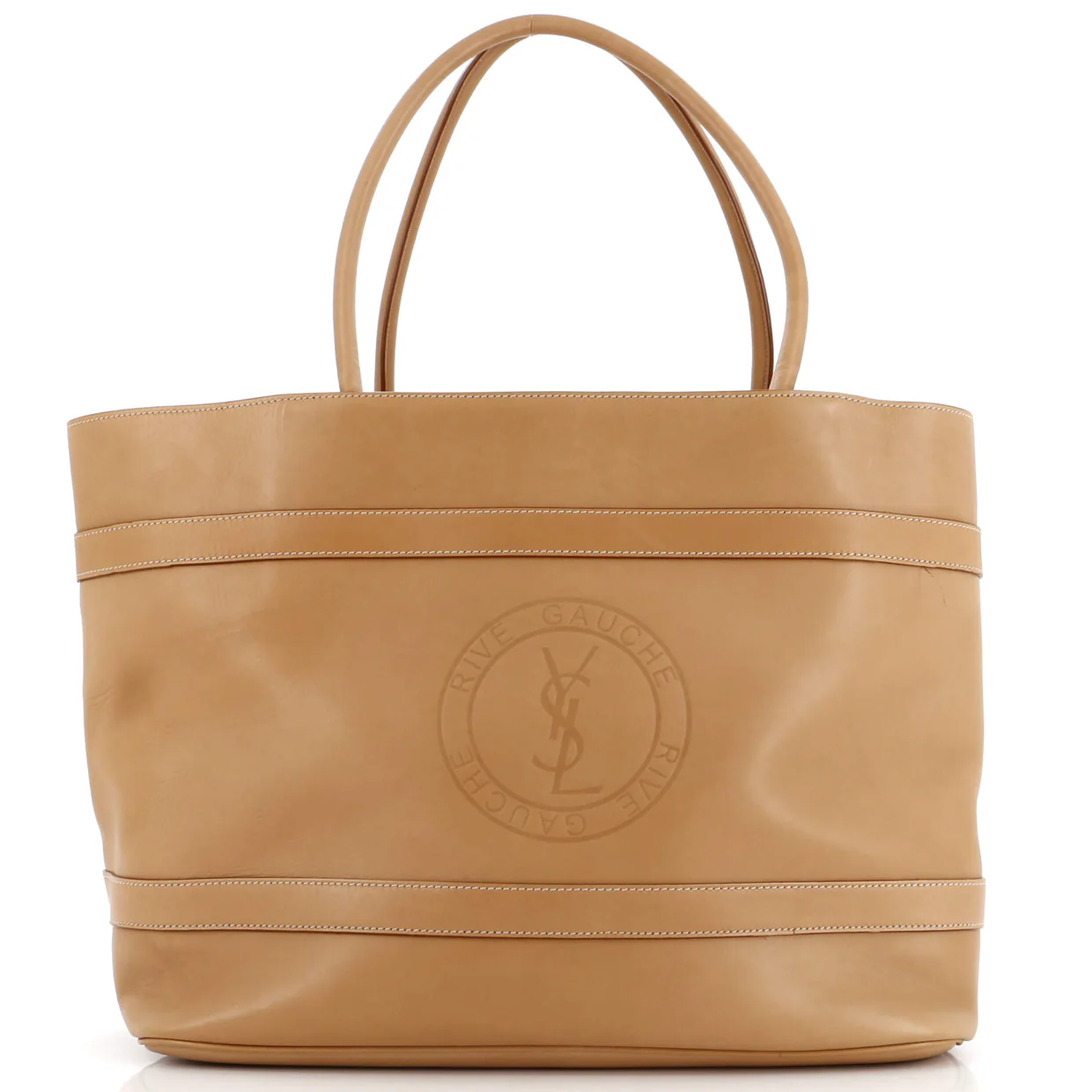 Rive Gauche Tote Bag Leather Large - Deep Luxury