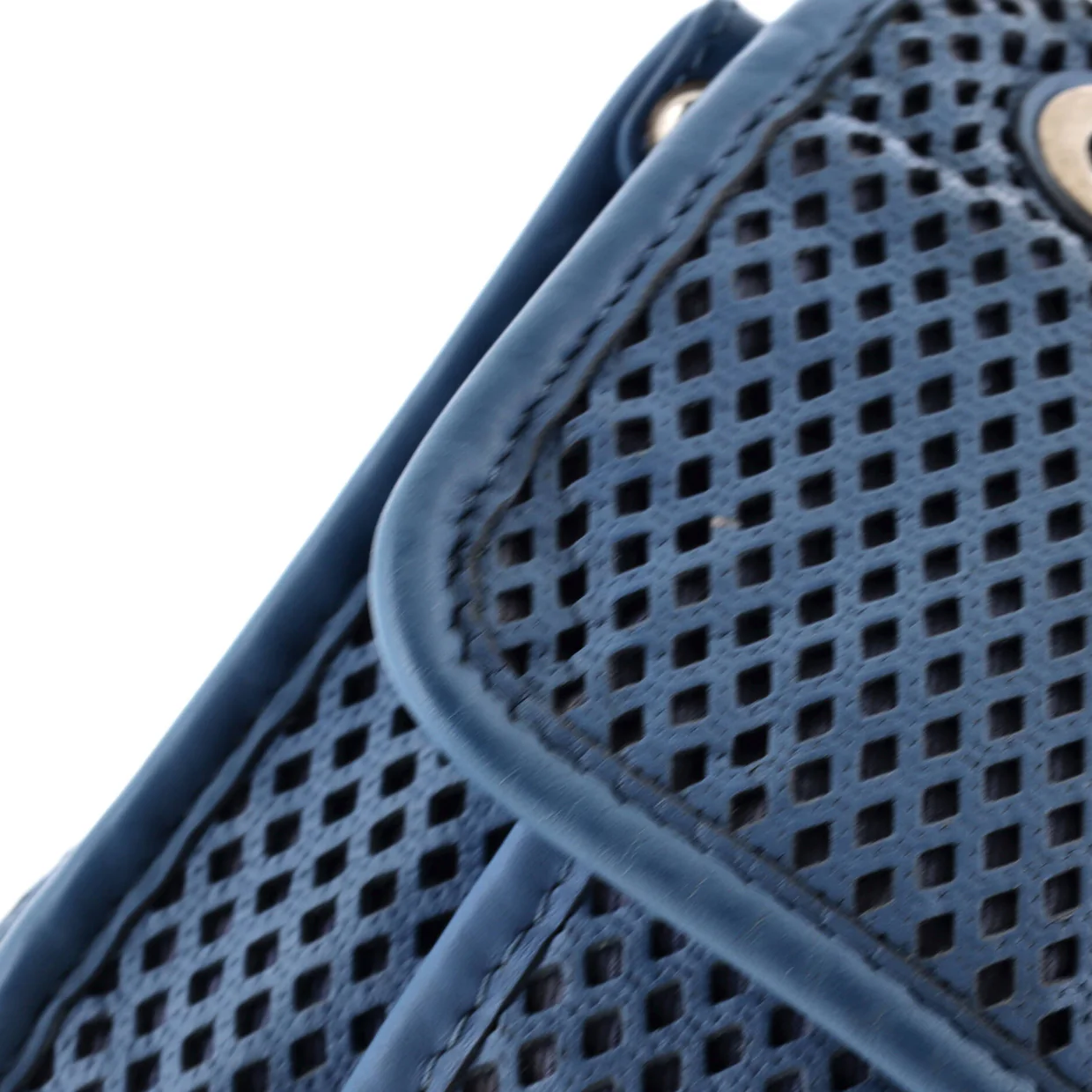 Up In The Air Flap Bag Perforated Leather Medium - Deep Luxury