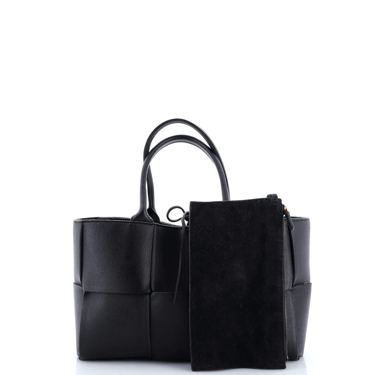 Arco Tote Maxi Intrecciato Leather Small - Deep Luxury