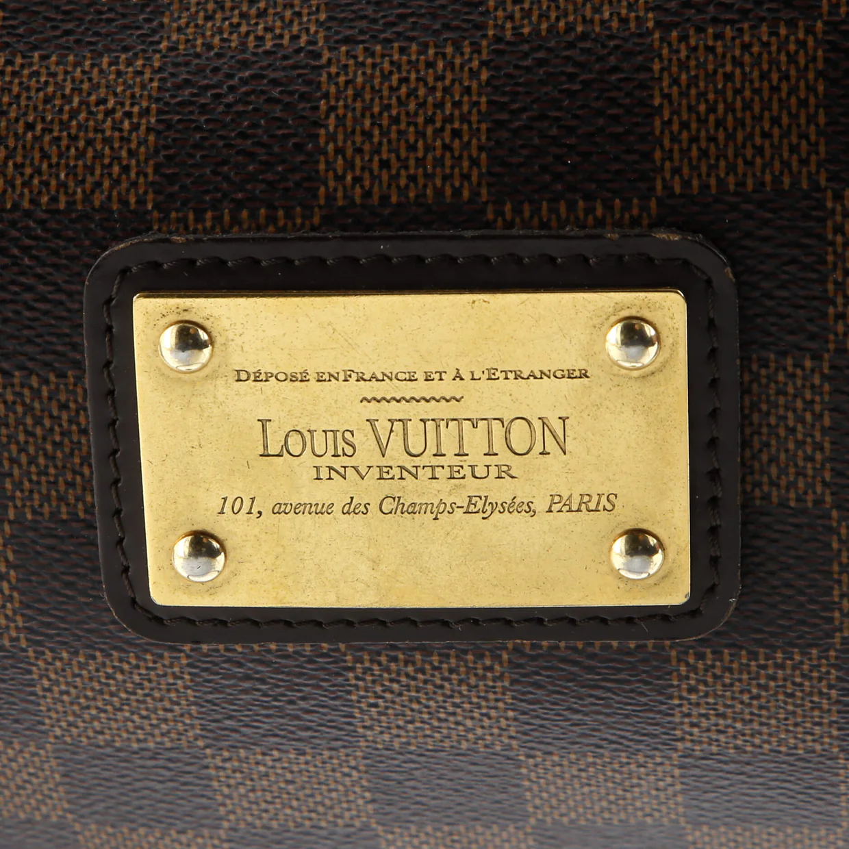 Eva Handbag Damier - Deep Luxury