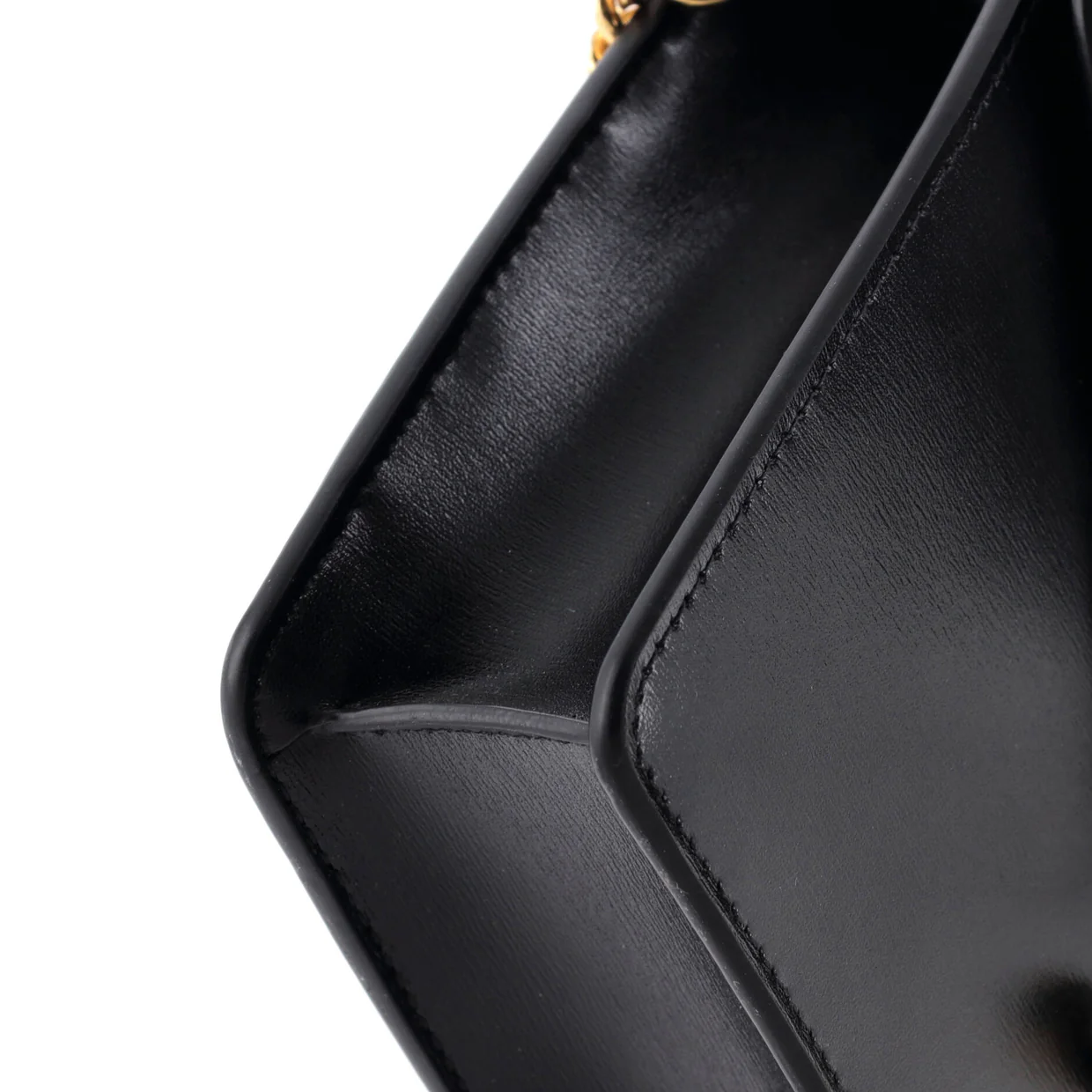 Margo Triomphe Wallet on Chain Leather - Deep Luxury