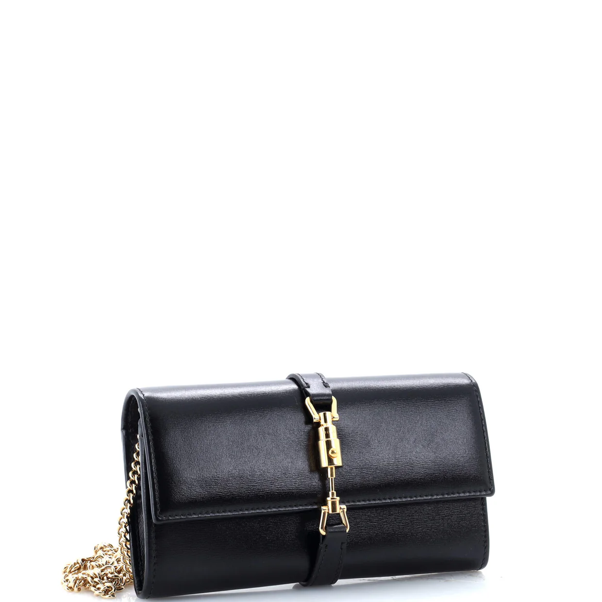 Jackie 1961 Continental Chain Wallet Leather - Deep Luxury