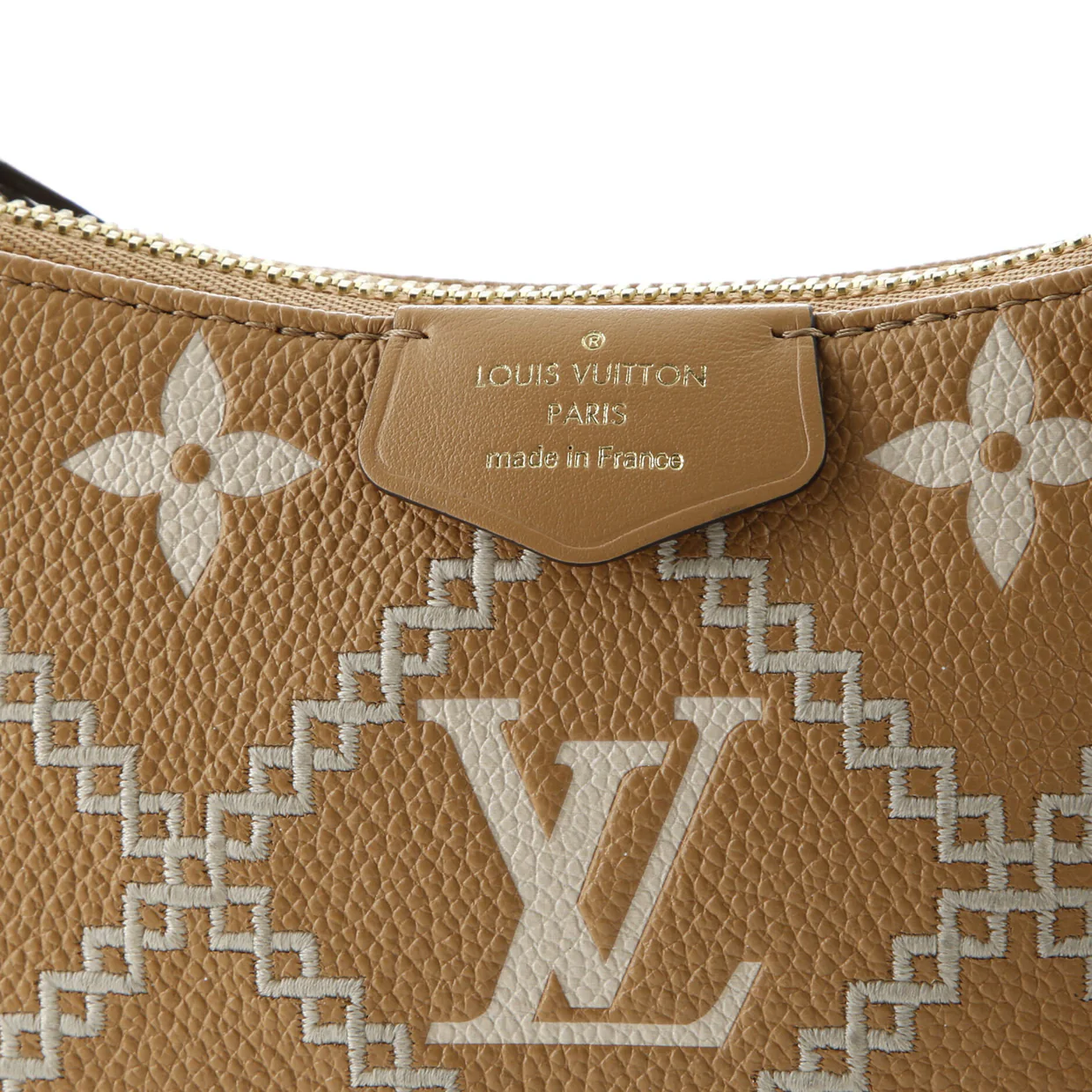 Easy Pouch on Strap Monogram Empreinte Giant Broderies - Deep Luxury