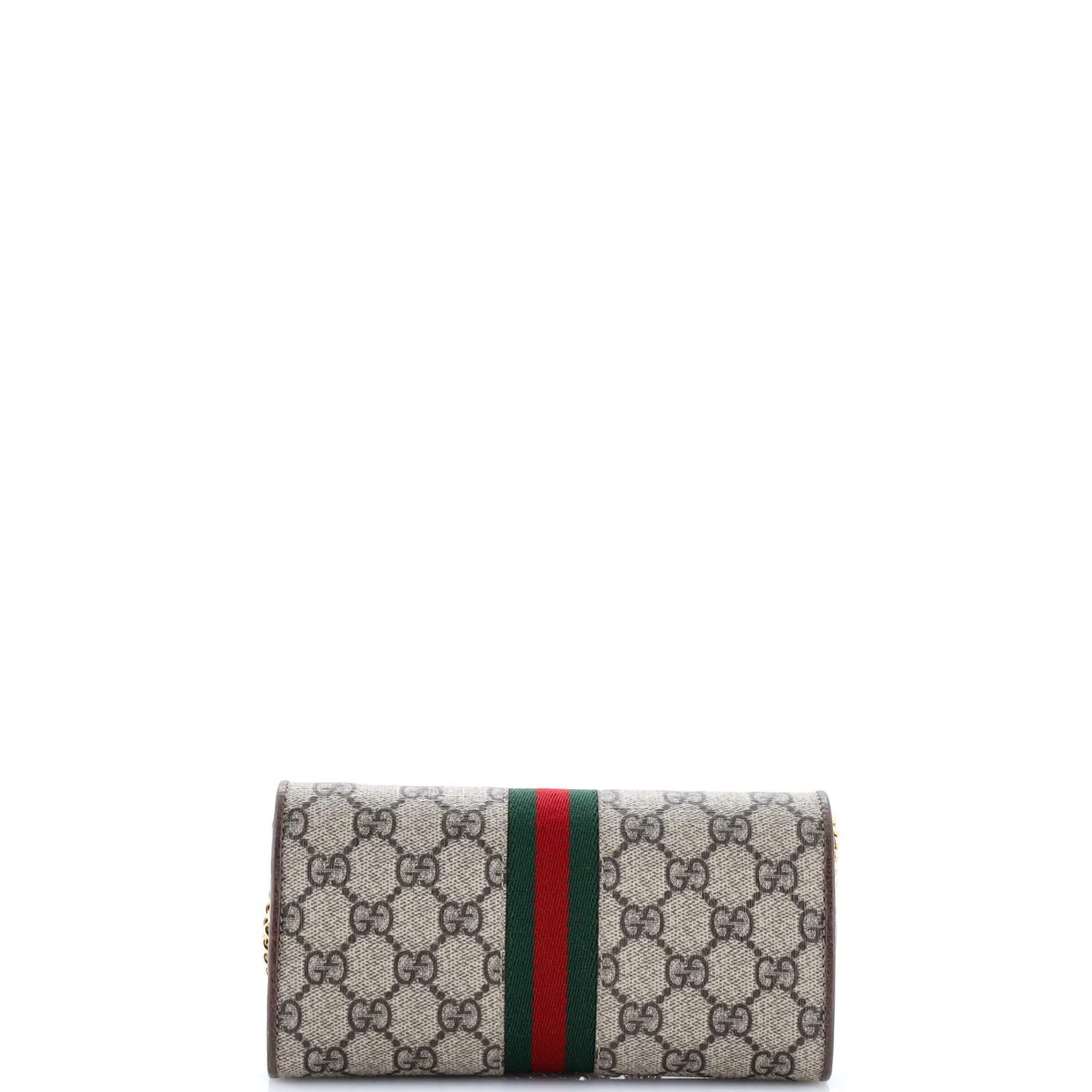 Ophidia Chain Wallet GG Coated Canvas - Deep Luxury