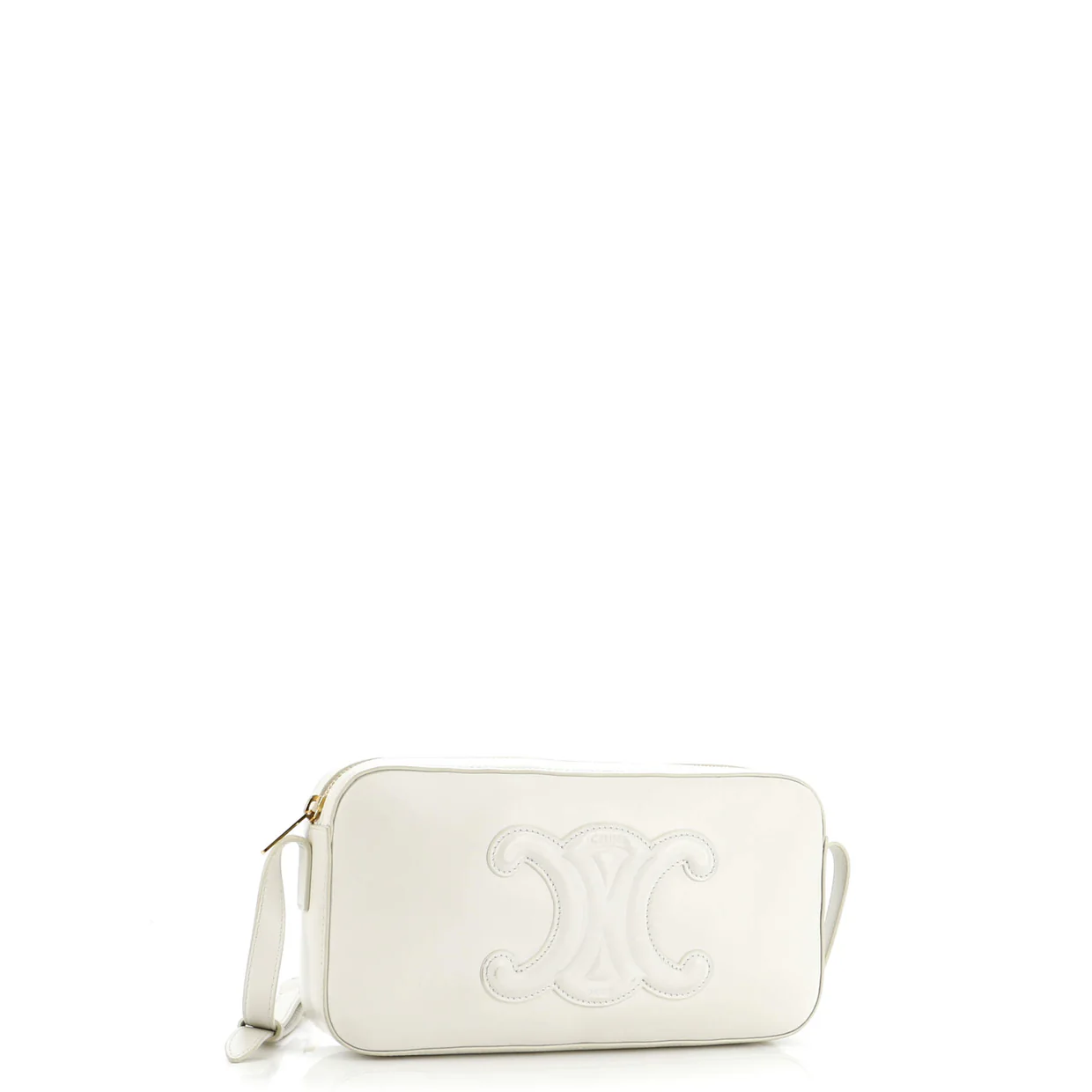 Cuir Triomphe Camera Shoulder Bag Leather Small - Deep Luxury