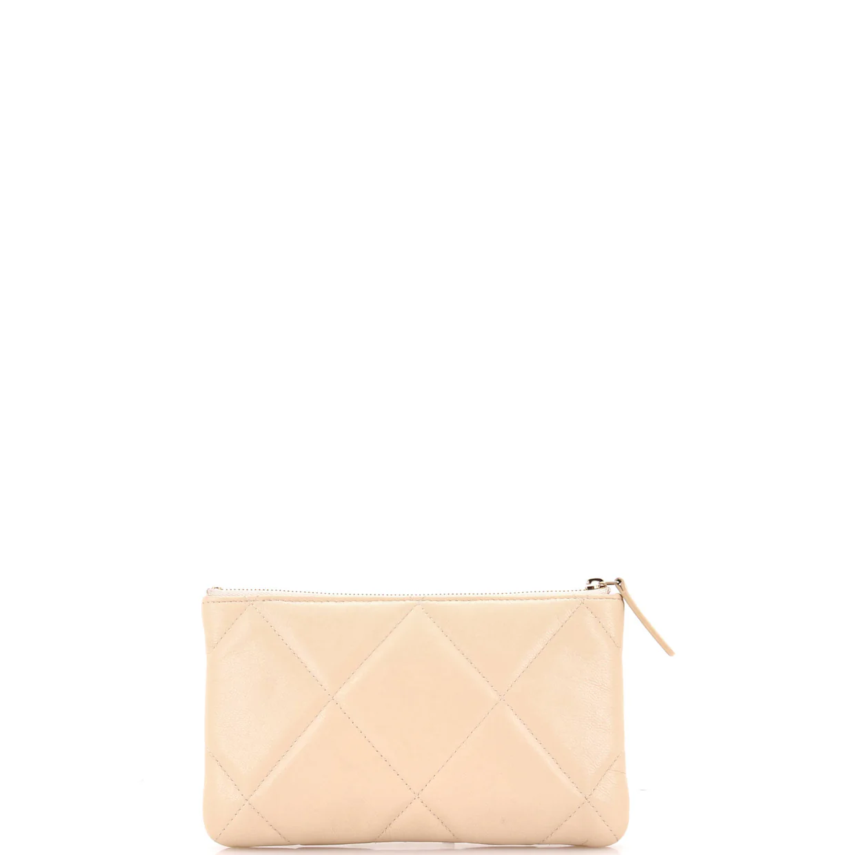 19 O Case Pouch Quilted Goatskin Small - Deep Luxury