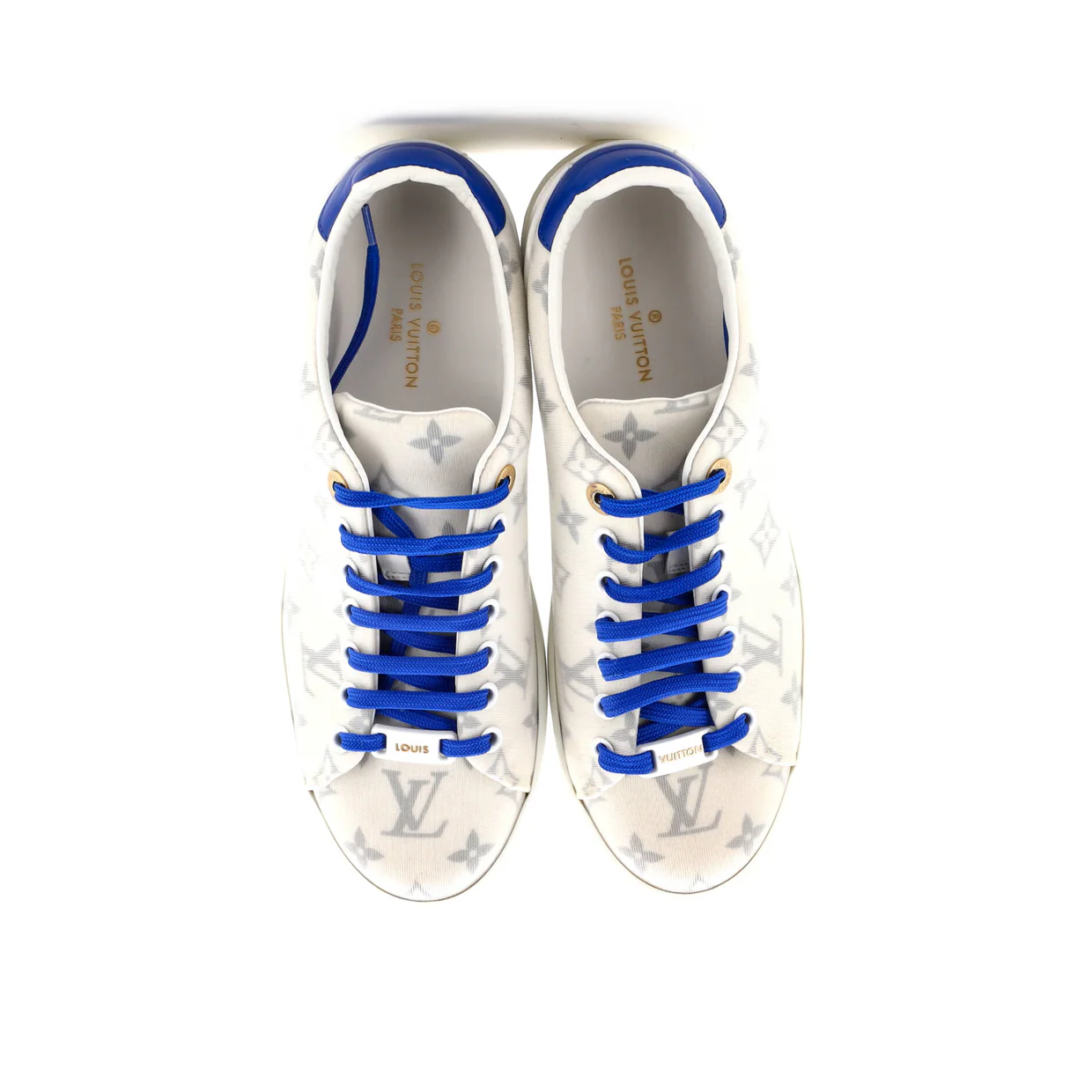 Women's FrontRow Sneakers Monogram Fabric - Deep Luxury