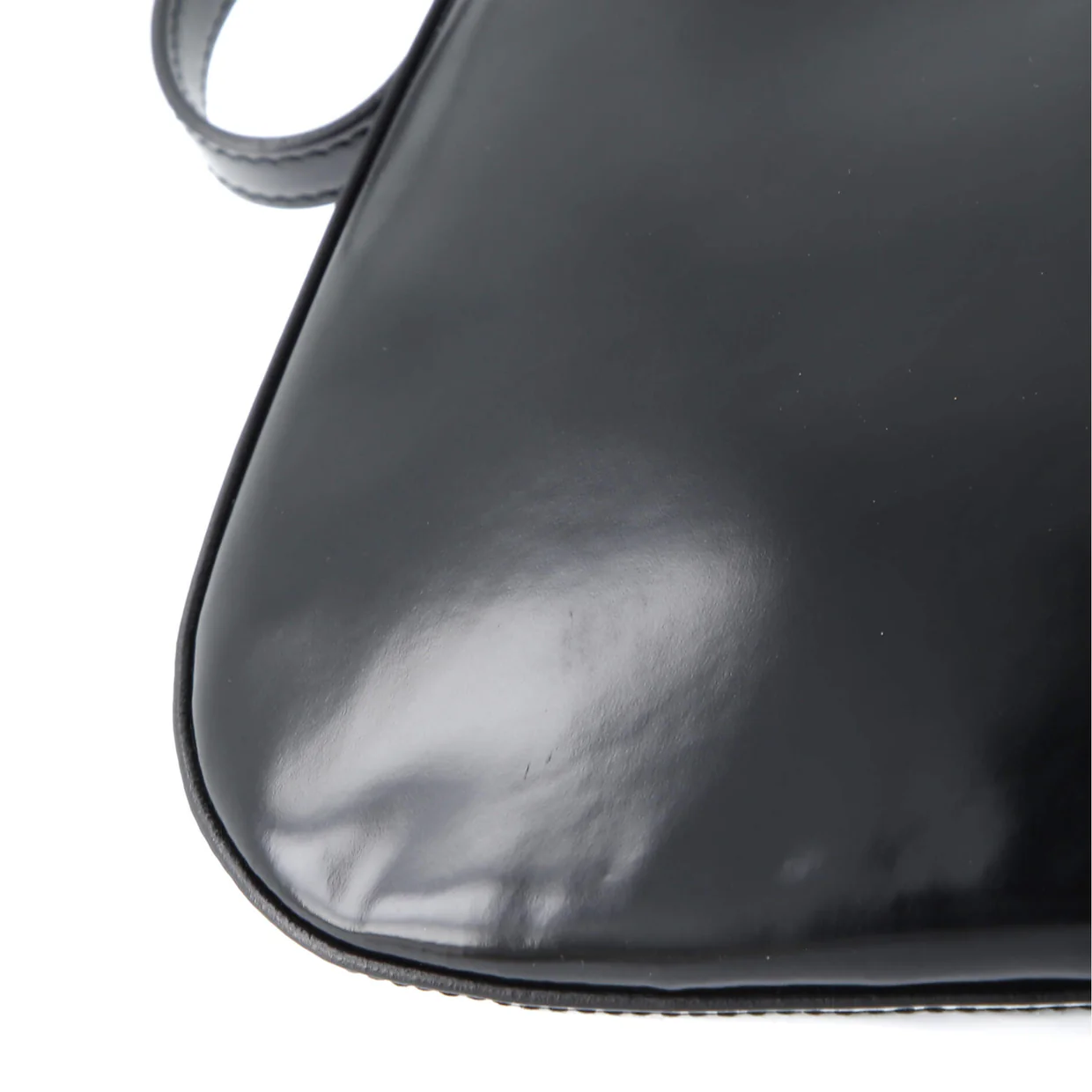 Cleo Shoulder Bag Spazzolato Leather Medium - Deep Luxury