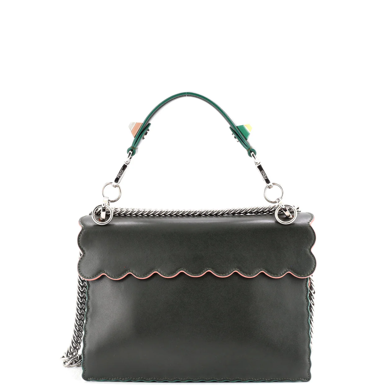 Flowerland Kan I Bag Embellished Leather Medium - Deep Luxury